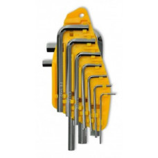 Набір ключів імбусових, Cr-V, 10 шт. (1,5–10 мм) Technics 